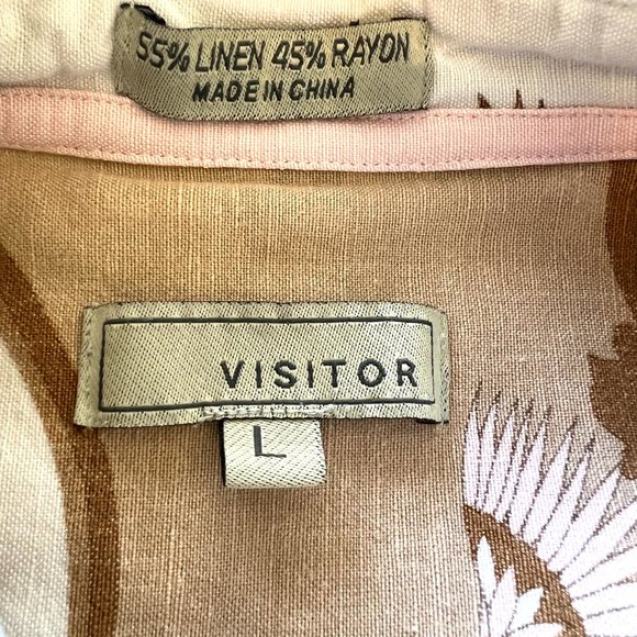 Retro Hawaiian Short Sleeve Shirt - Size Large - Brand - Visitor - Picture 9 of 9